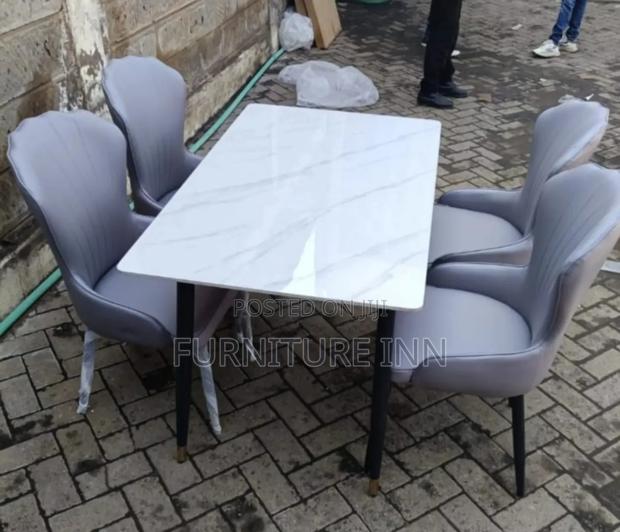 Beautiful Marble Dining Table Set