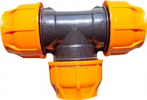 Straight Tee Pe Pipeline Connectionaccessory Part
