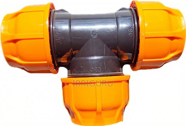 Straight Tee Pe Pipeline Connectionaccessory Part - main view