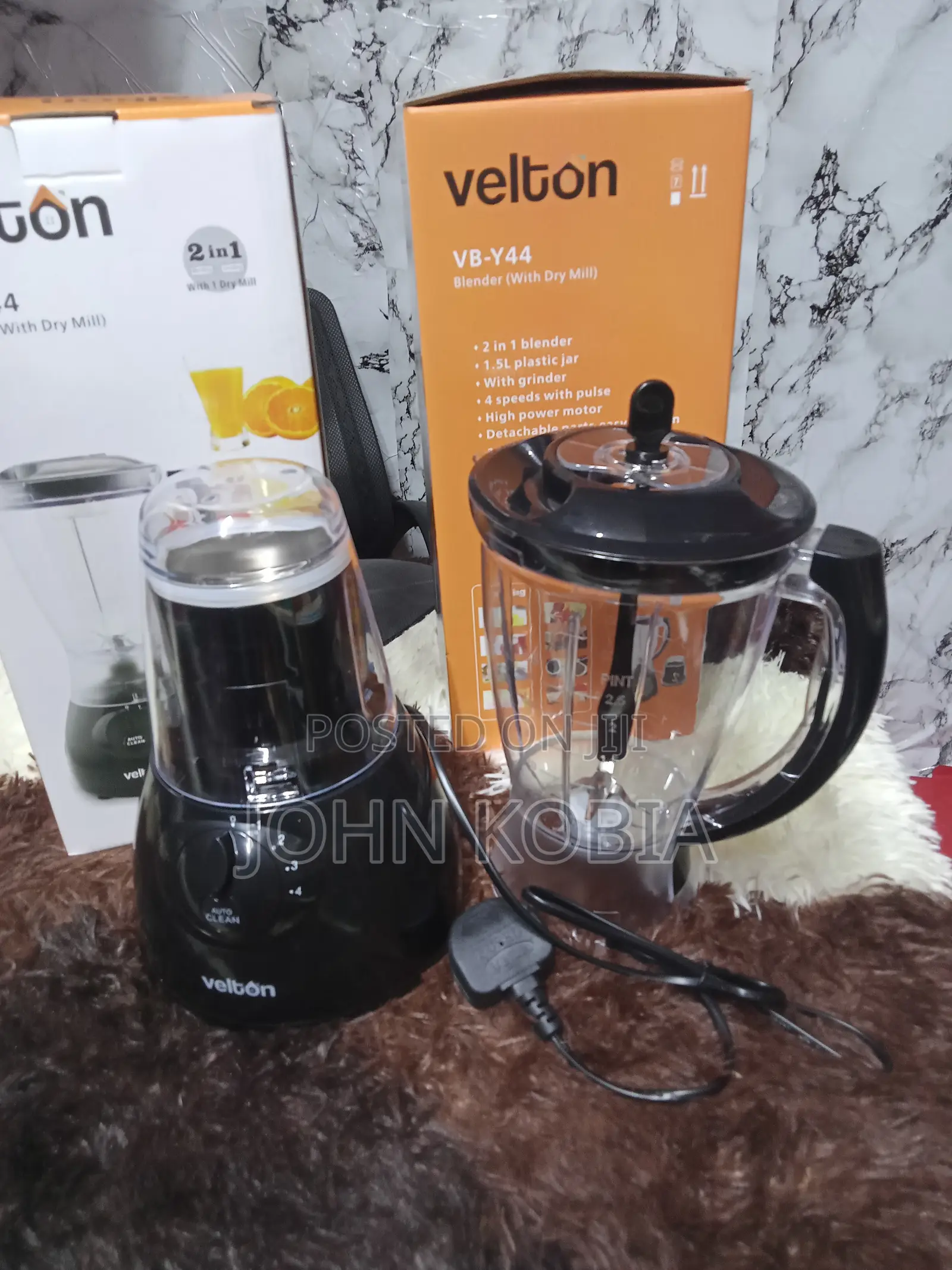 Velton Blender With Grinder (2in1)