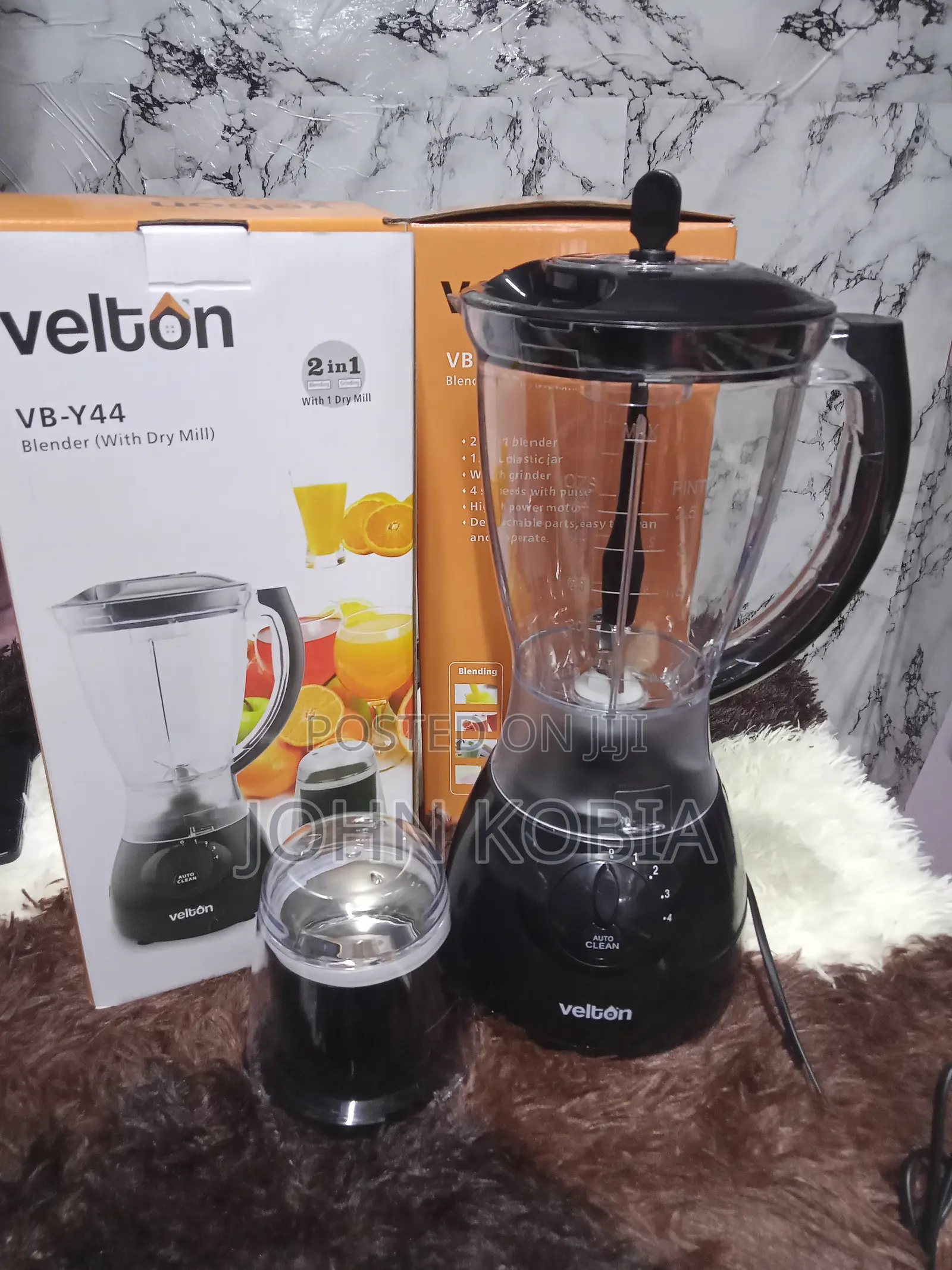 Velton Blender With Grinder (2in1)