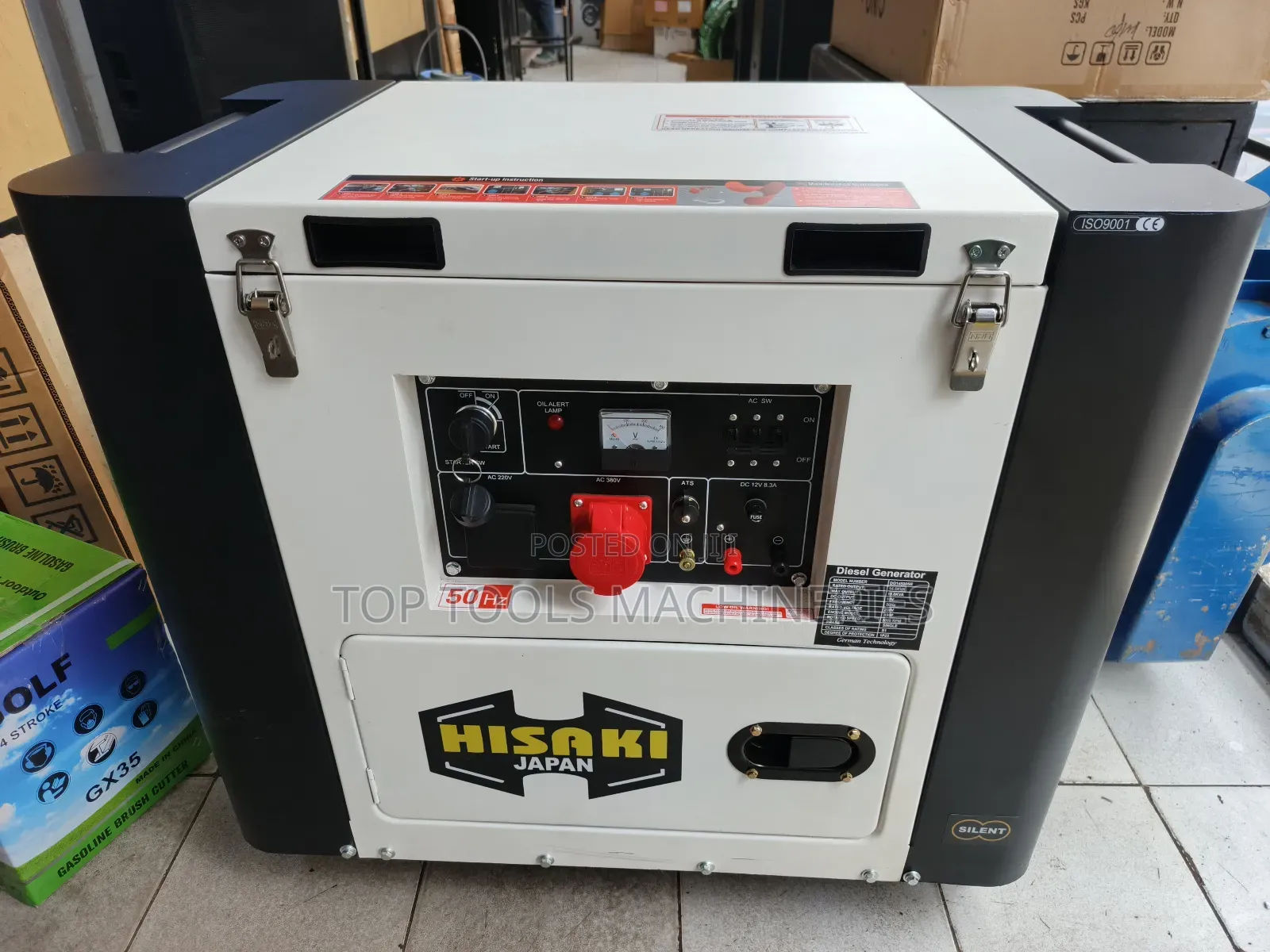 Hisaki Japan 10kva Three Phase Diesel Silent Generator