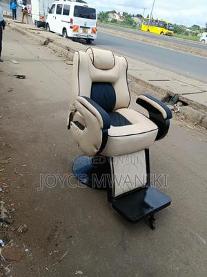 Barber Seat, Black and Baige Colour - thumbnail 2