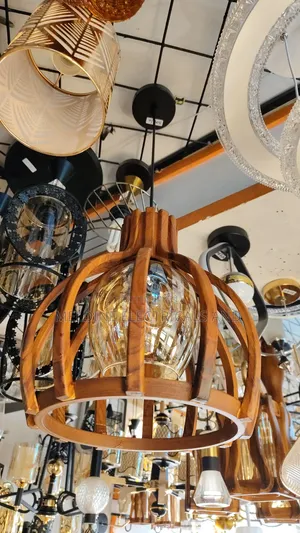 Woden Hanging Light