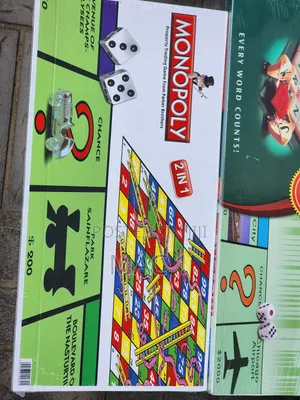 Monopoly 2 in 1 Snake and Ladders