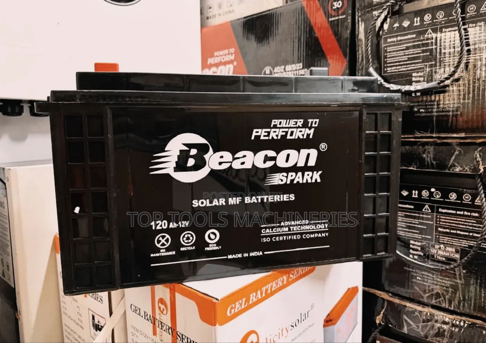 Beacon 120ah 12v Deep Cycle Gel Battery Made in India