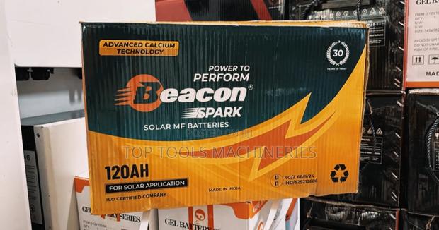 Beacon 120ah 12v Deep Cycle Gel Battery Made in India - thumbnail 2