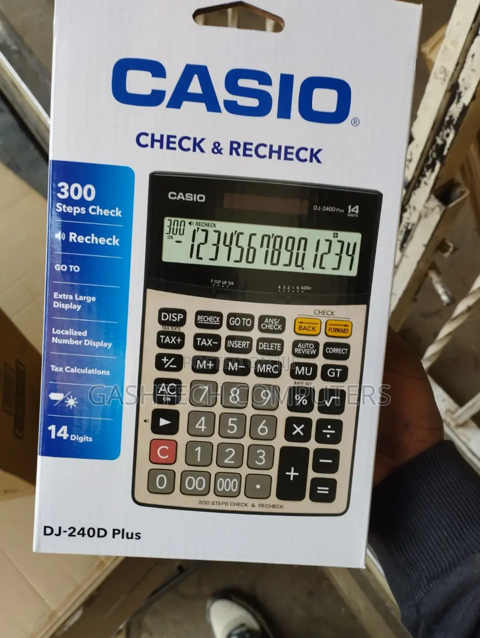 Casio Dj-240d Plus Calculator