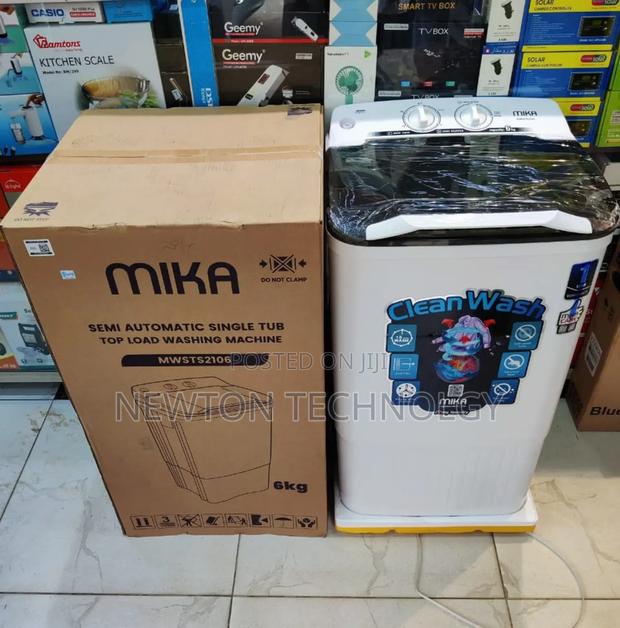 *Mika Washing Machine Top Load Single Tub 6kg