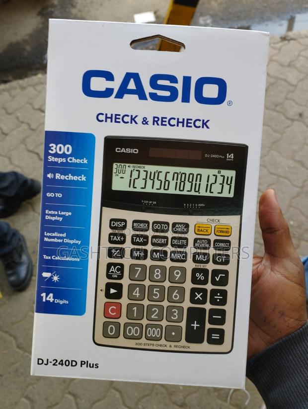 Casio Dj-240d Plus 14 Digits Desktop Calculator - main view