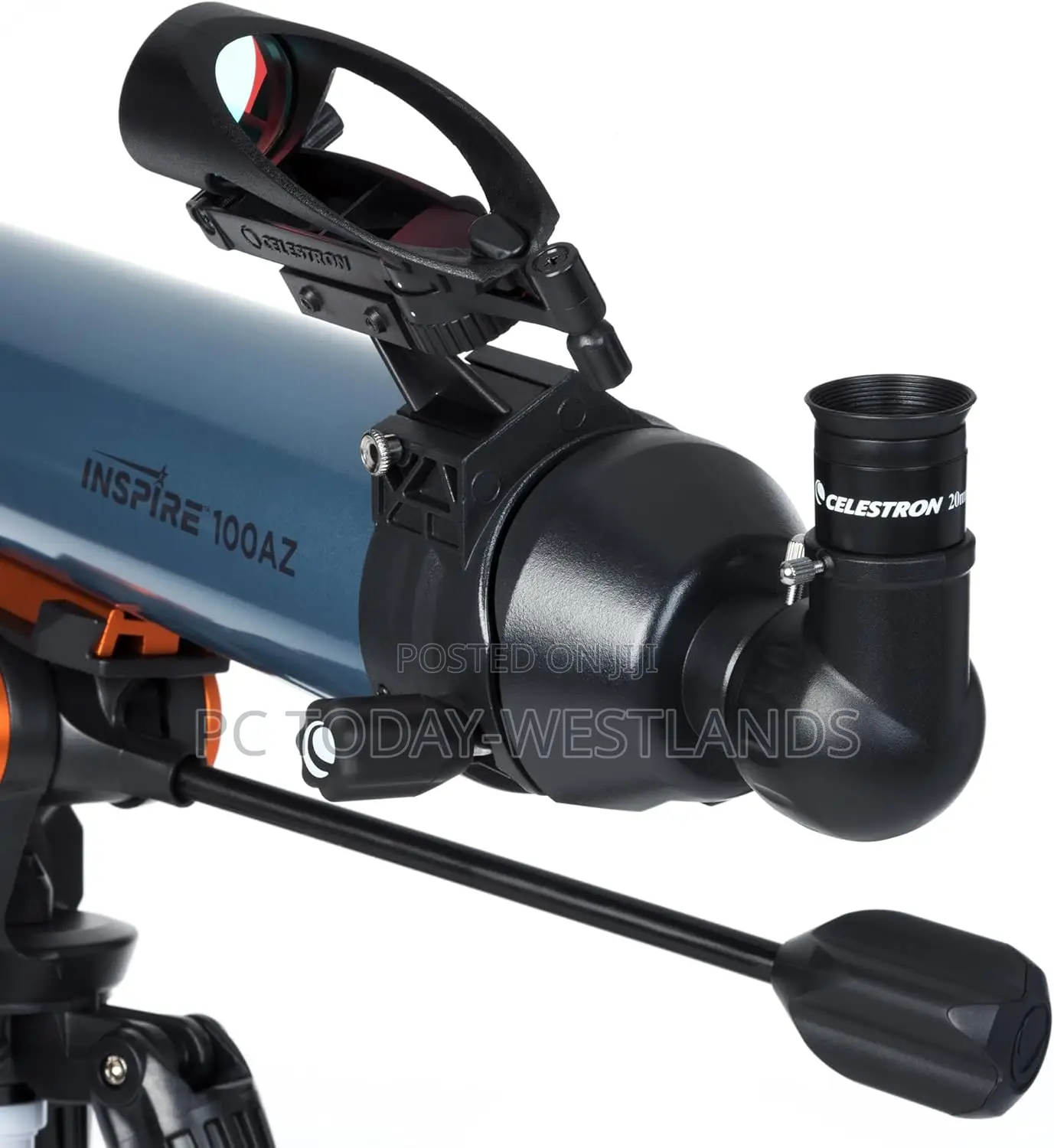 Celestron Inspire 100az Refractor Telescope Smartphone Adapt