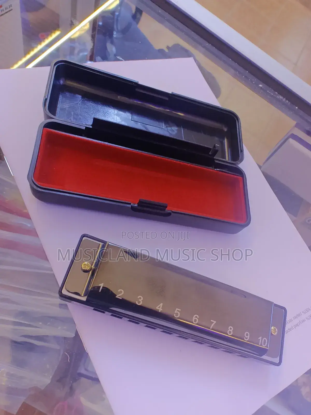 Harmonica Diatonic Black