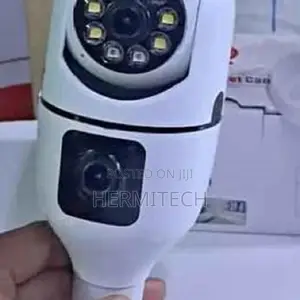 Wifi Bulb E27 ,2mp Dual Lens CCTV V380 Pro Camera Wifi Bulb