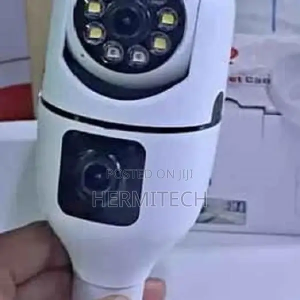 Wifi Bulb E27 ,2mp Dual Lens CCTV V380 Pro Camera Wifi Bulb