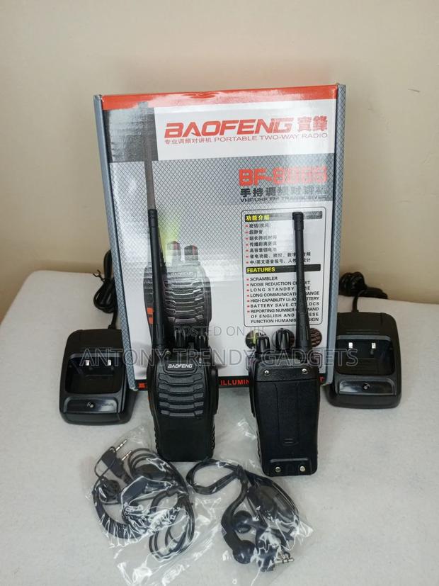 Baofeng Bf 888s Long Range Walkie Talkie 2 Pack