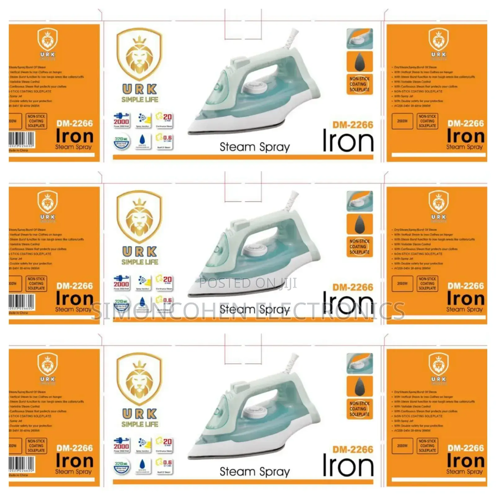 Eurochef Big Steam Iron