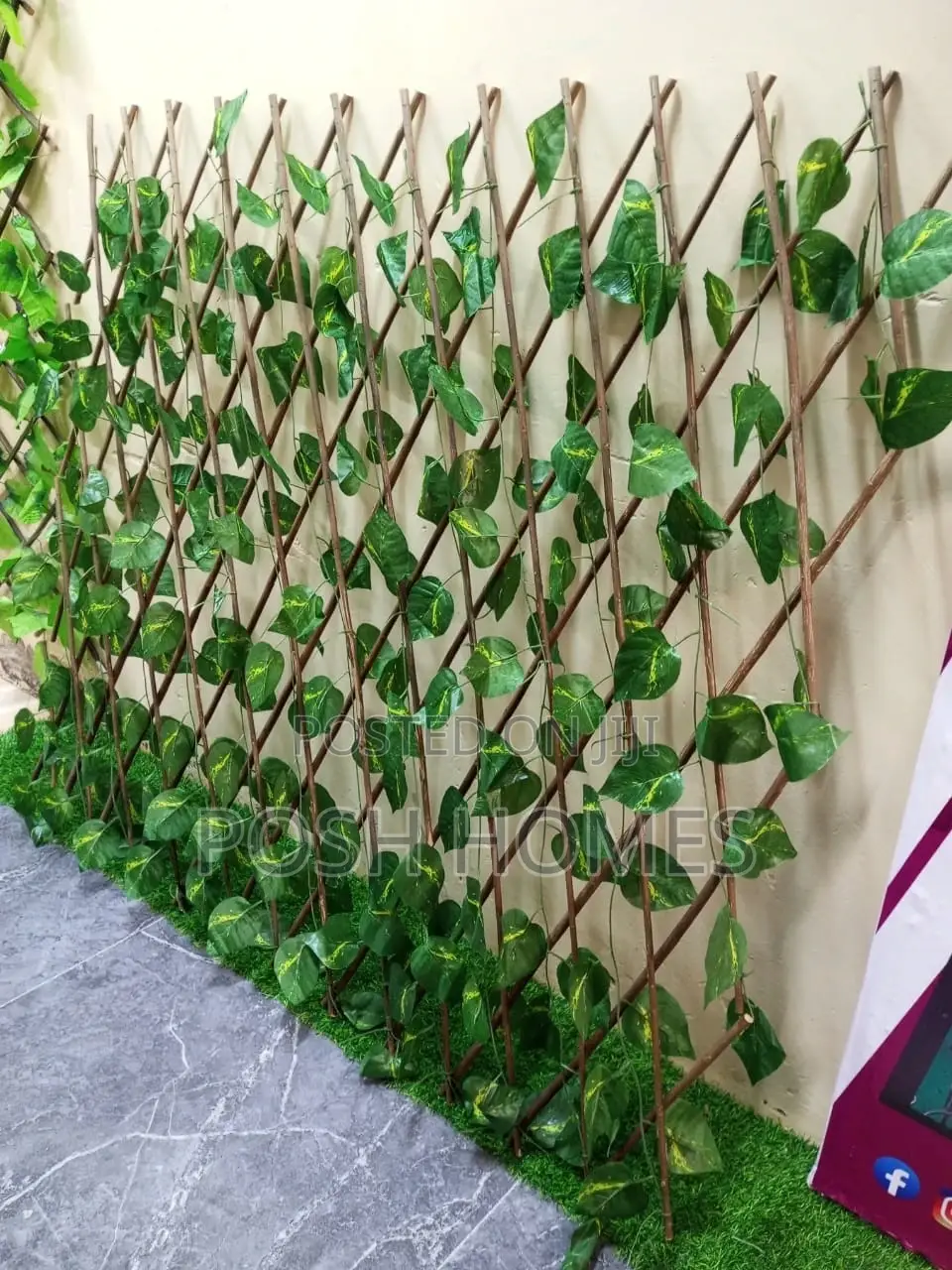Artificial Stretchable Fences Bamboo