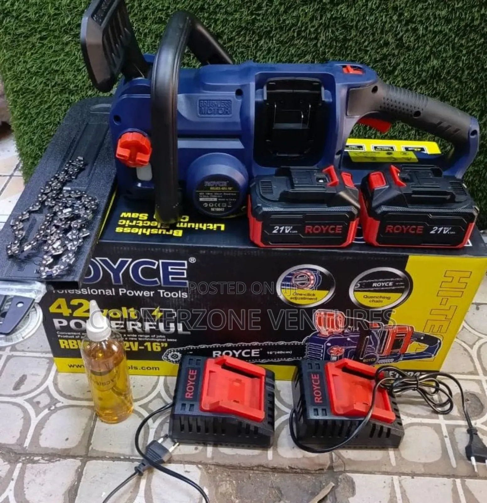 Royce Cordless Chainsaw / Cordless Chain Saw