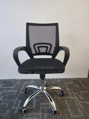 Unique Design Mesh Office Chair Black Aq8