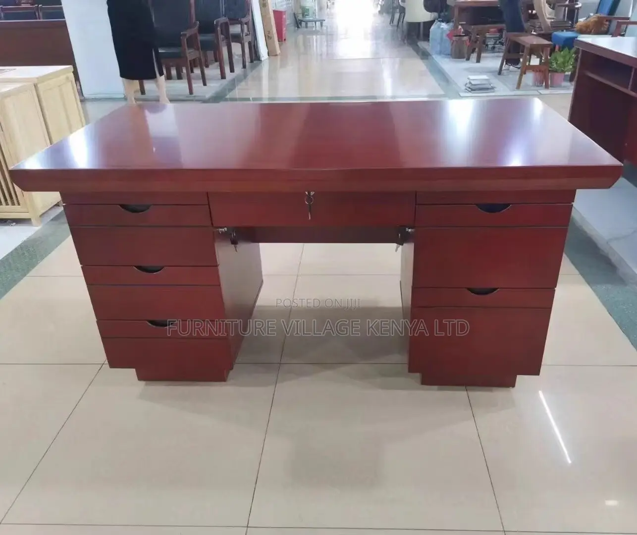 Office Desk:140cm Clean-Line Computer Table for Staff Office