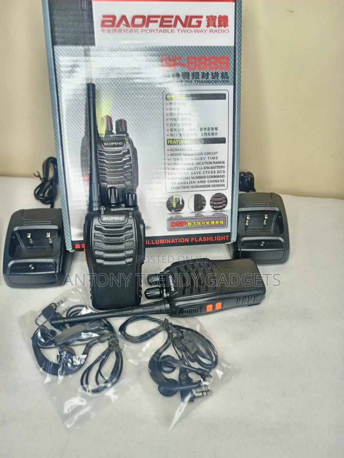 Bf-888s Walkie Talkies, Radio Calls Baofeng 2 Pieces