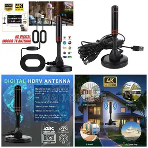 Digital Hd Tv Antena Indoor 4k Ultra Hdtv Signal Amplifier