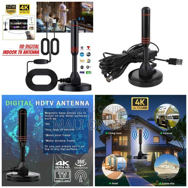 Digital Hd Tv Antena Indoor 4k Ultra Hdtv Signal Amplifier