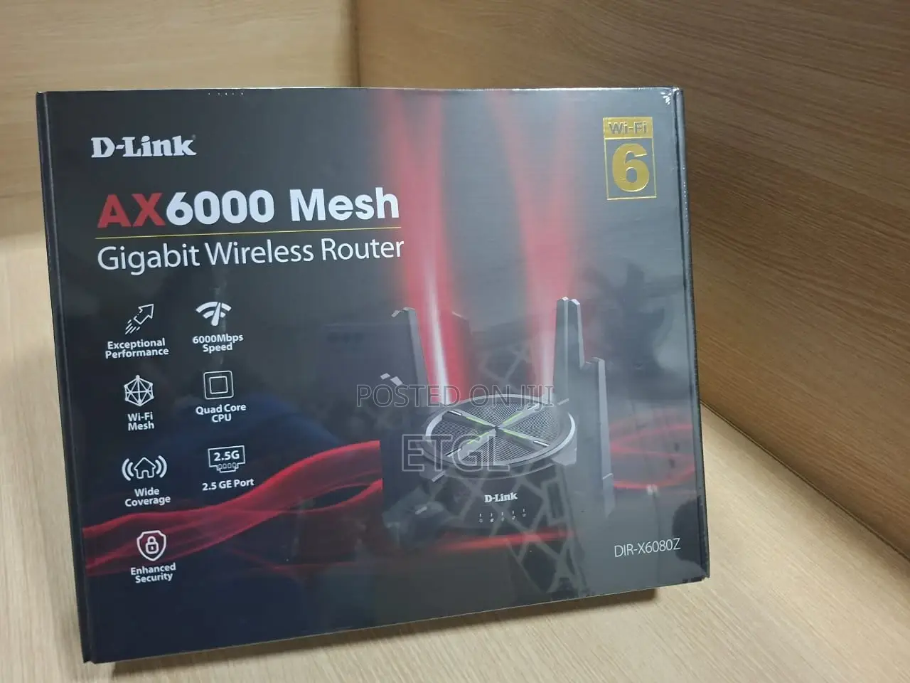 D-Link Ax6000 Multi Gigabit Wi-Fi 6 Router – Dir-X6080z
