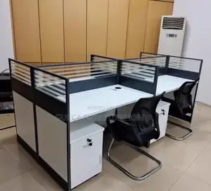 Workstation: 4-Seater Simple Office Computer Workstation