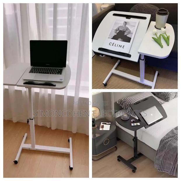 Adjustable Overbed Laptop Table With Wheels - main view