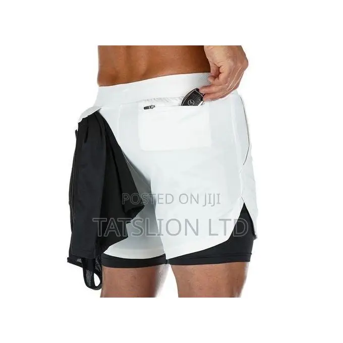 2 in 1 Mens Gym Short