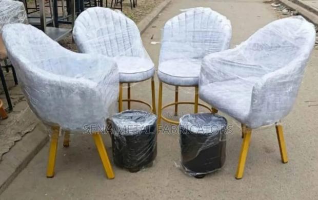 Spa Seats and Manicure Chairs With 2 Pouffes.