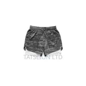 Men 2-in-1 Workout Shorts! Men Gym Shorts