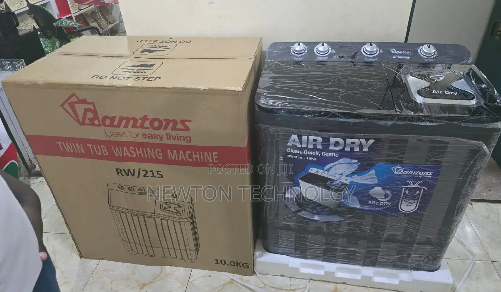 Ramtons 10kgs Top Load Twin Tub Washing Machine