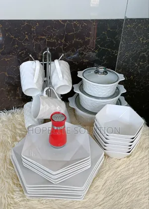 31 PCS Hexagonal Dinner Set