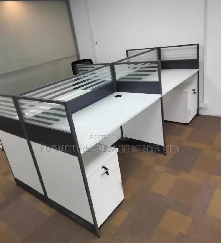 Workstation:Four-Person Open View Modular Office Workstation