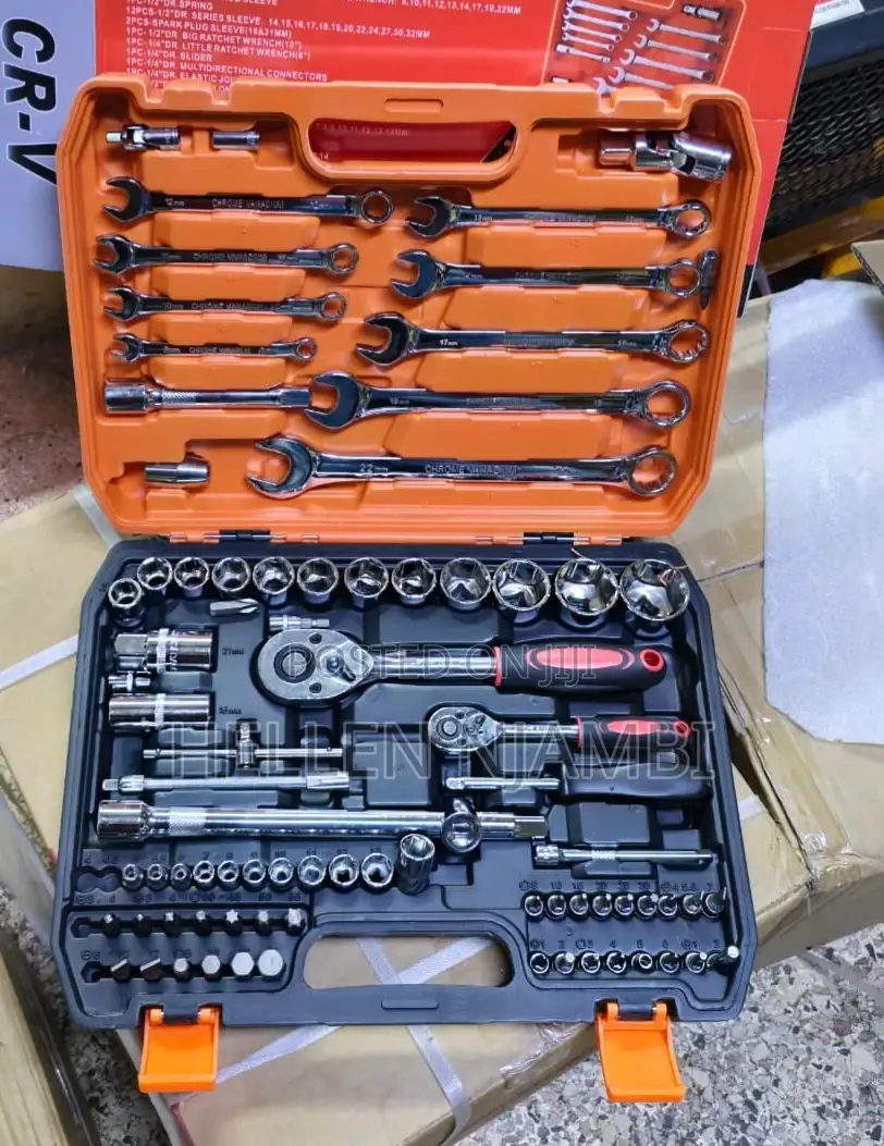 82pcs Chrome Socket Mechanical Set