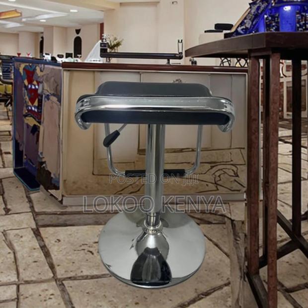 Office Stool: Simple Black Studio Barstool - thumbnail 3