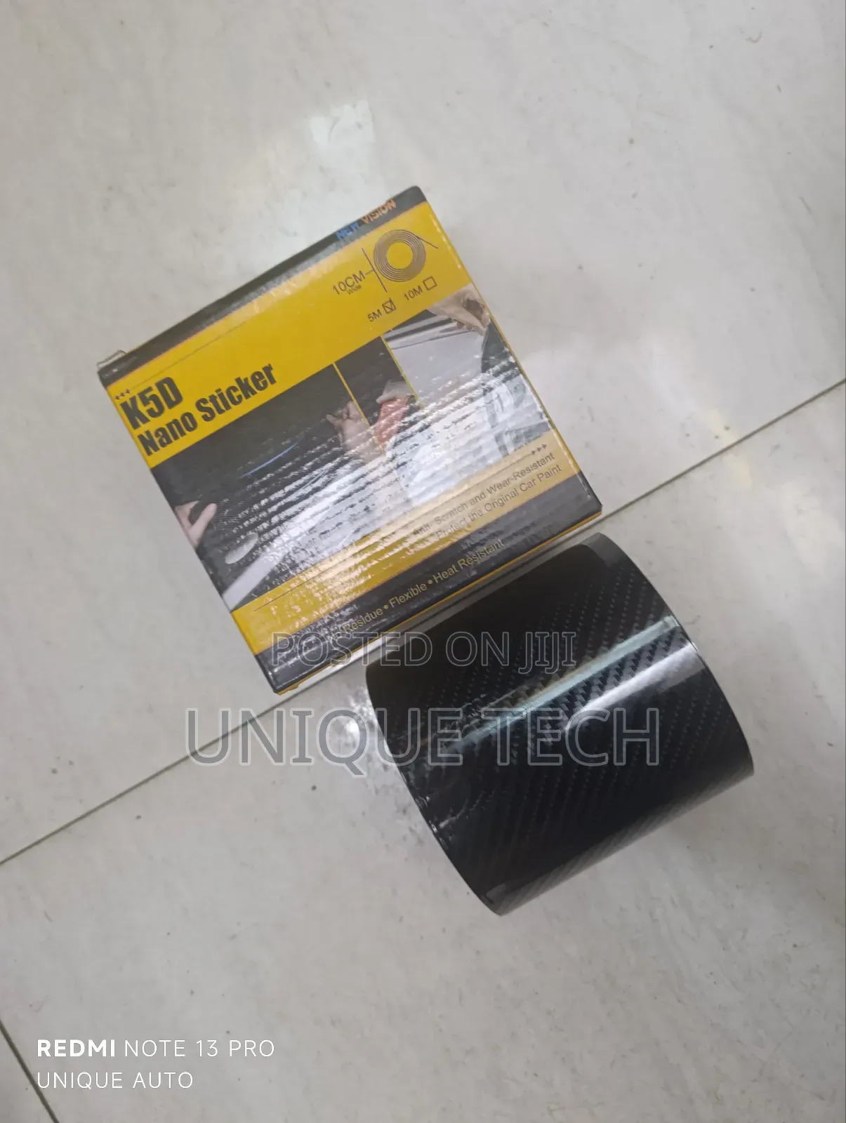Reusable Carbon Fiber Nano Adhesive Tape – 5m X 10cm