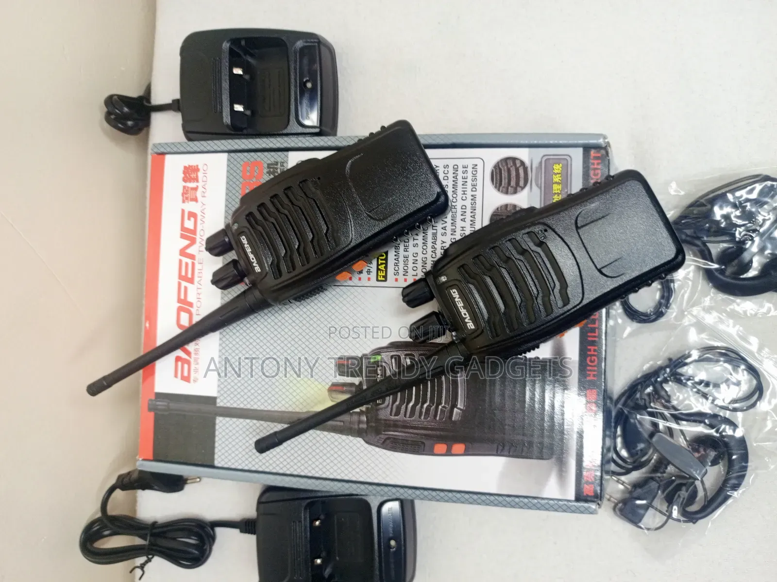 Original Headphone Set for Baofeng Bf-888s Radio Walkie Talk