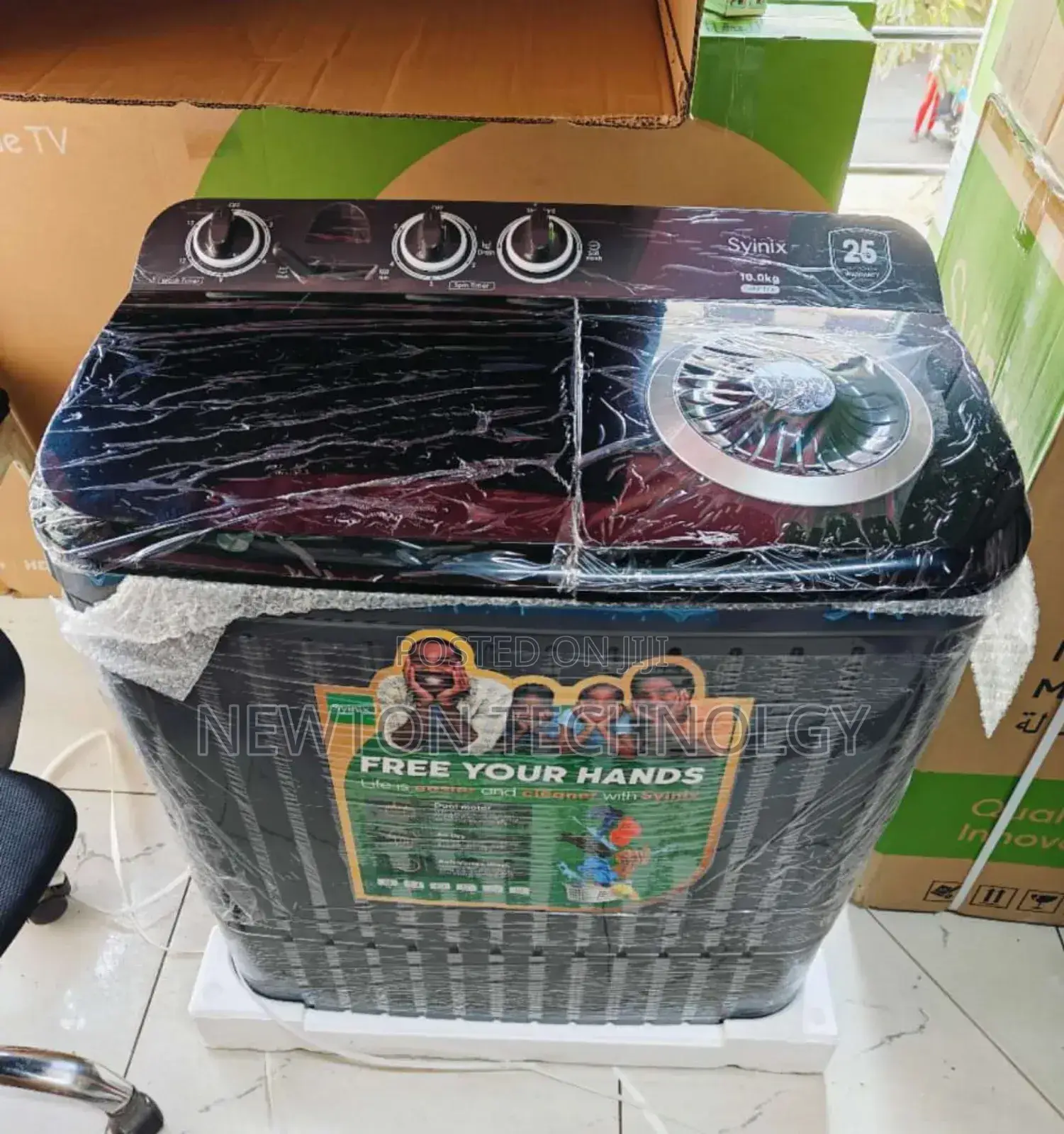 Syinix 10kgs Top Load Twin Tub Washing Machine