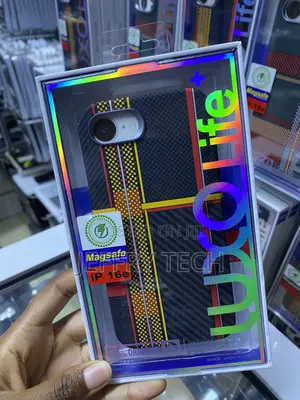 Ondesk iPhone 16e Tribal Carbon Fiber Multicolored Case