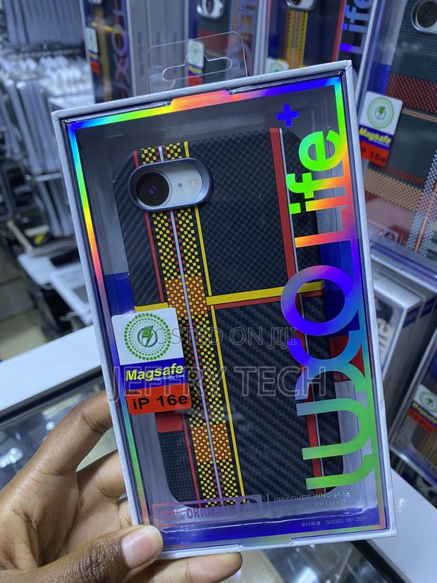 Ondesk iPhone 16e Tribal Carbon Fiber Multicolored Case - thumbnail 2