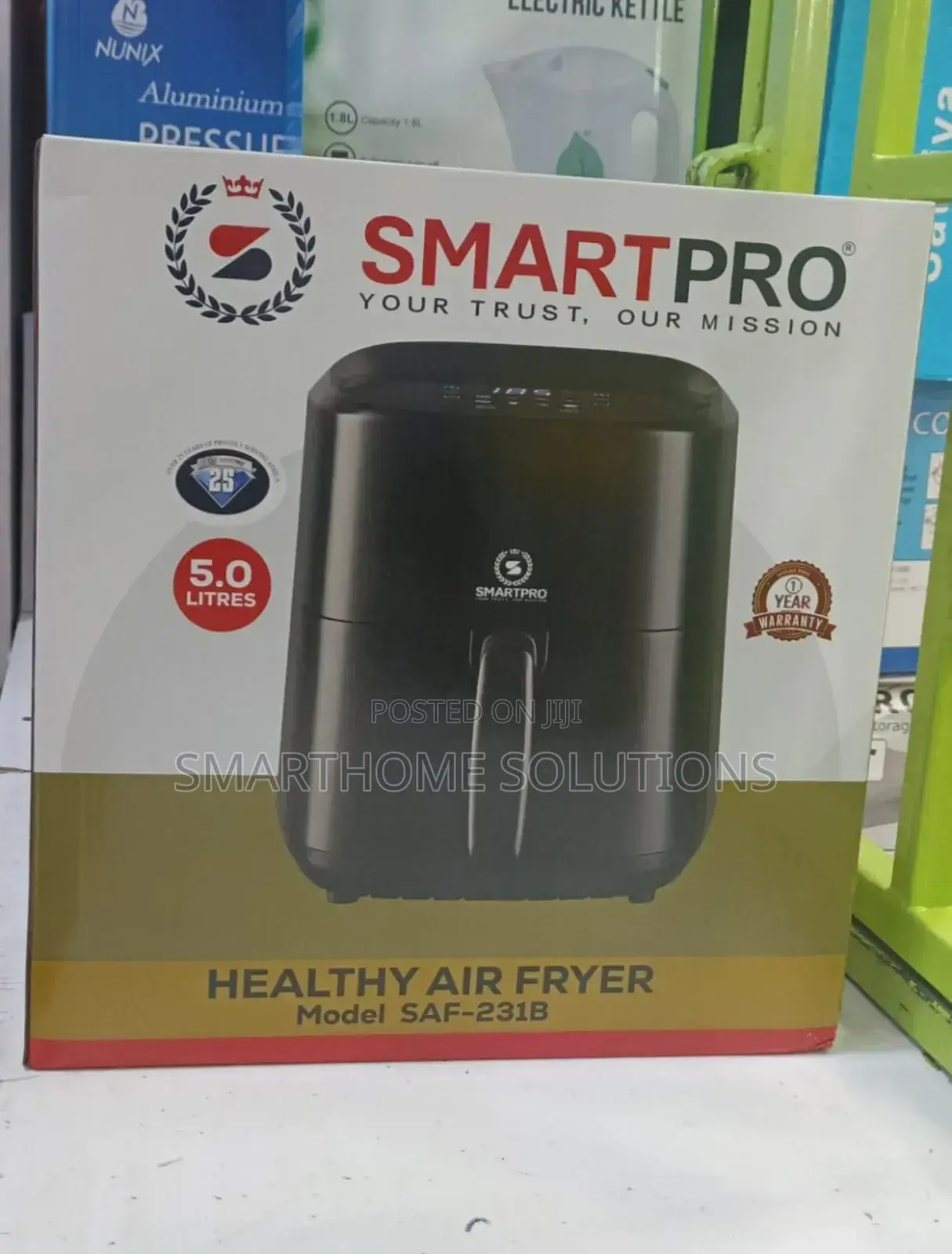 Smartpro Air Fryer 
Size: 5ltrs