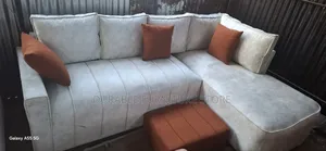 6 Seater L Shape Spring Coushions