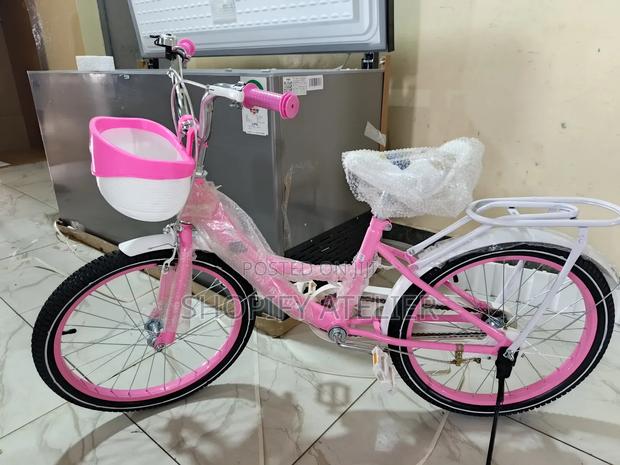 Size 20" Ladybird Girls Bike With Basket