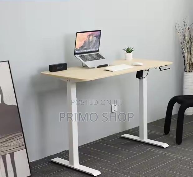 Office Desk; Streamlined Smooth Tabletop Standing Desk - thumbnail 5