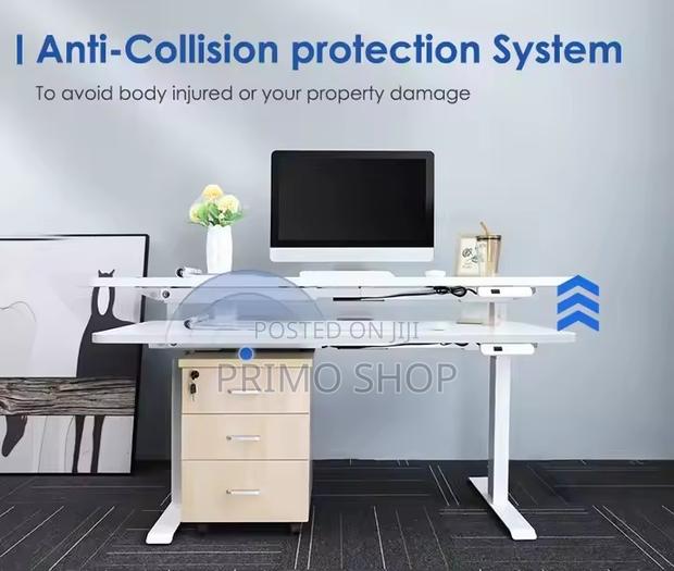 Office Desk; Streamlined Smooth Tabletop Standing Desk - thumbnail 6