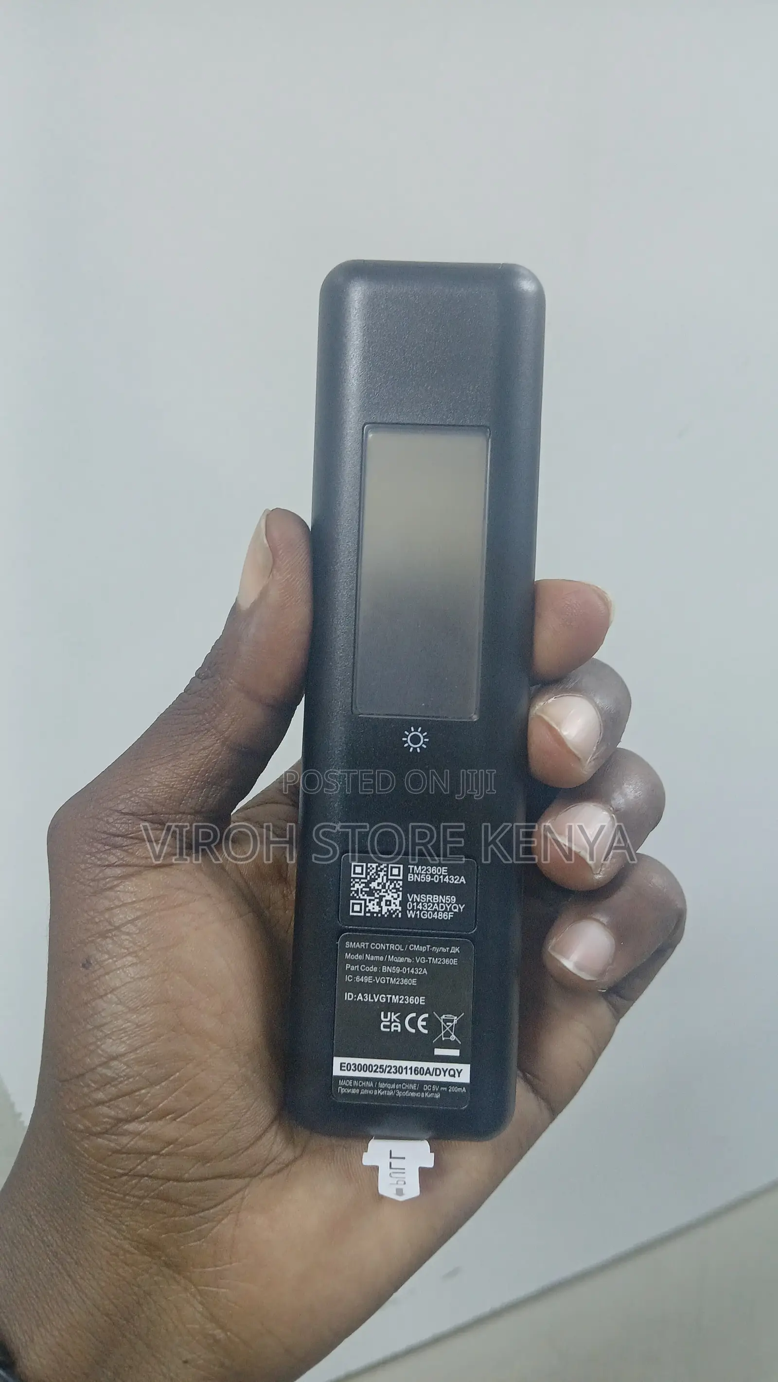 Solar Rechargeable Samsung Smart Tv Remote