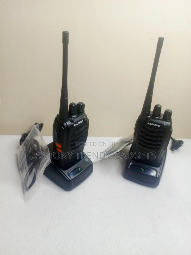 2 Pair Professinal Handheld 2021 Walkie Talkie Bf 888s - thumbnail 3